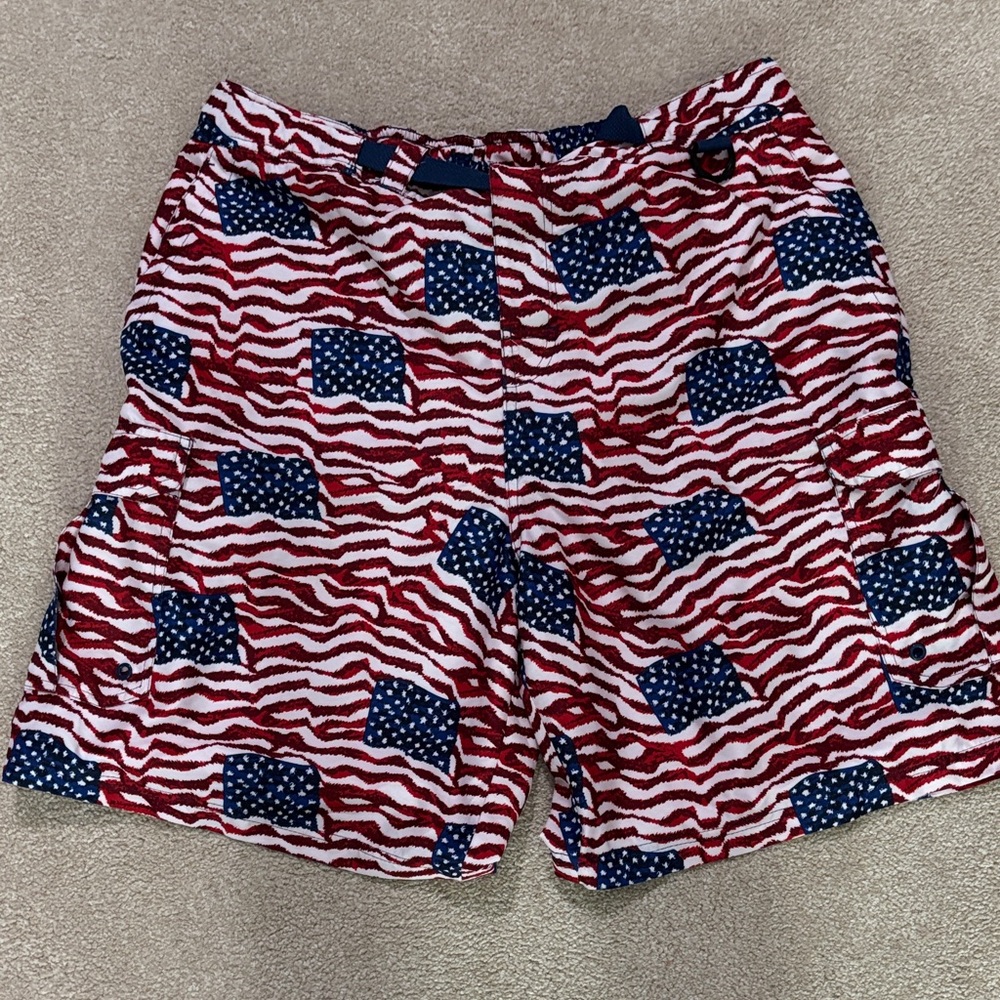 Cabela's Stars and Stripes Board Shorts